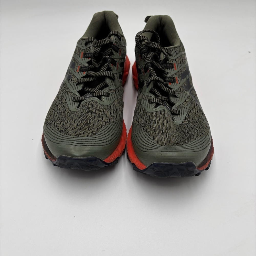 ASICS‎ GEL-Trabuco Trail Running Shoes Men’s Size 10 Olive Green Orange Sneakers - Picture 5 of 7